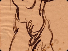 China su carta
Renato Guttuso 
Nella rivisitazione del David l’artista delinea
un corpo potente e un volto vittorioso
